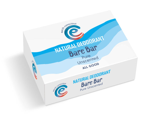 Bare Bar - Pure Unscented Natural Deodorant - 90g