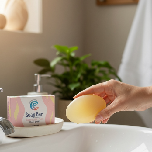 Natural Soap Bars with Eco-Friendly Packaging Sold in the UK