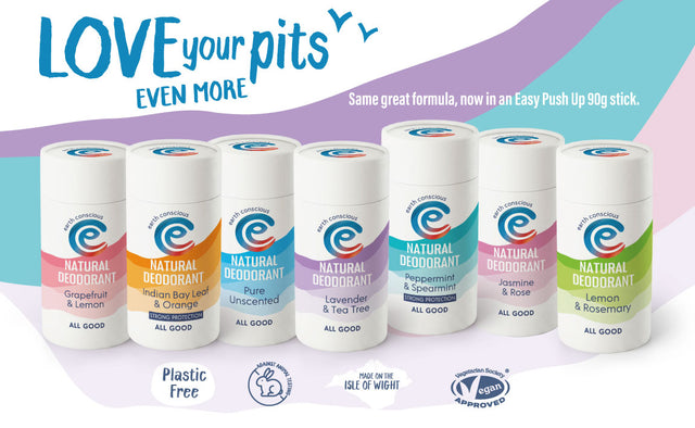 Natural Deodorant UK | Plastic Free & Aluminium Free | Earth Conscious