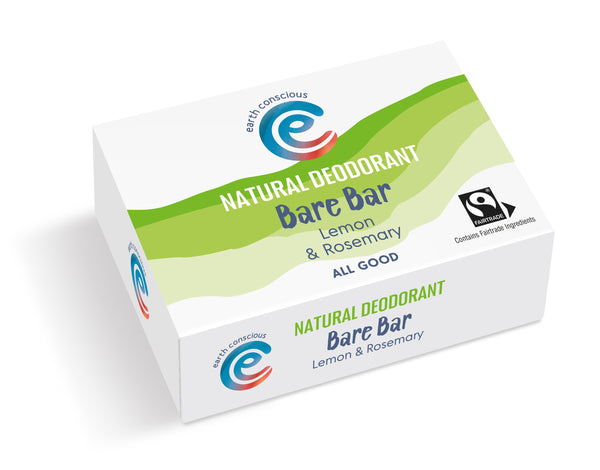 Earth Conscious Bare Bar Lemon and Rosemary - natural deodorant