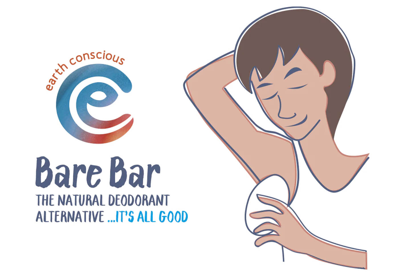 Bare Bar, Lady Underarm Natural Deodorant 