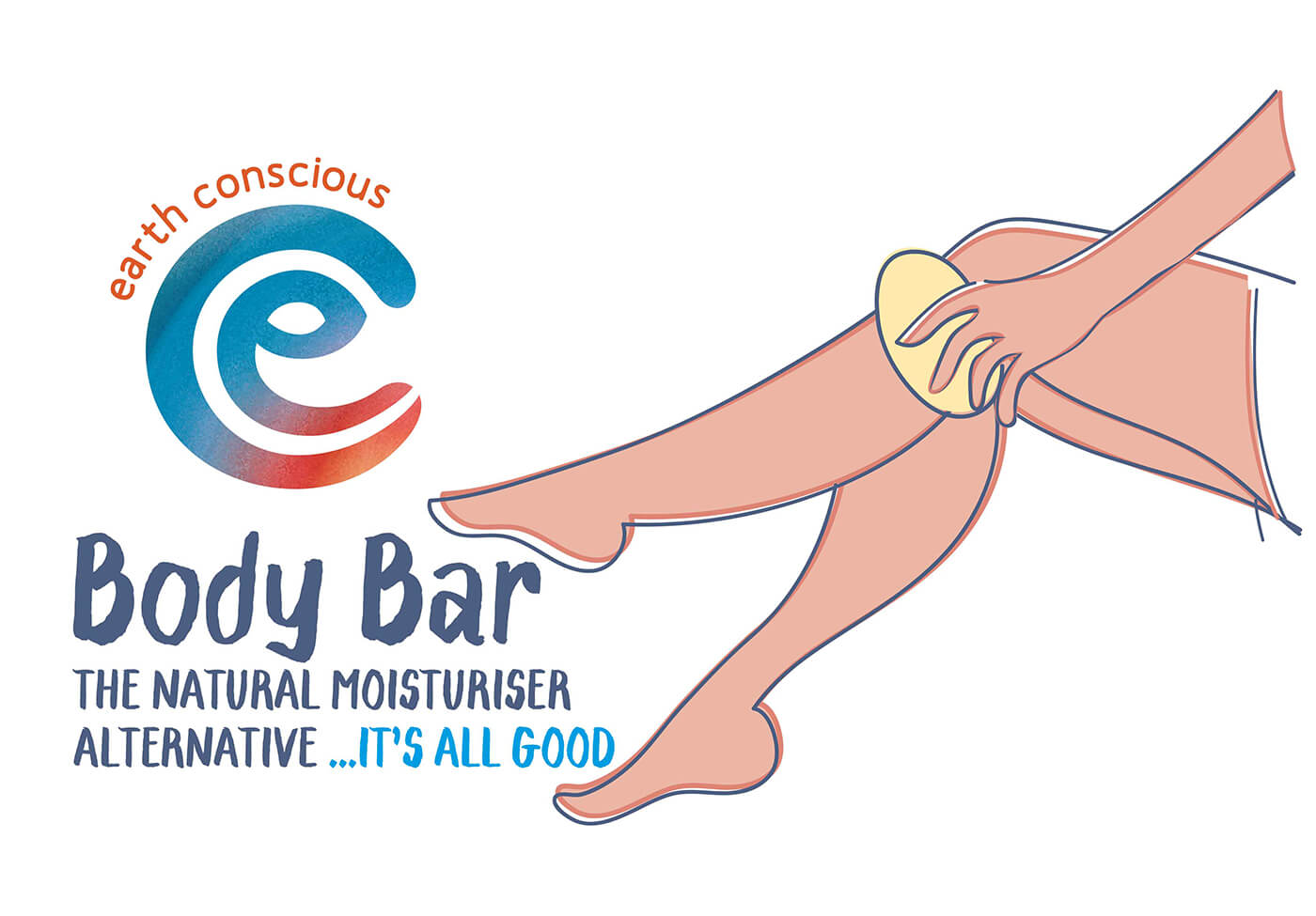Legs Natural Moisturiser Body Bar
