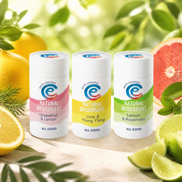 Citrus Natural Deodorant Stick Trio | 3 Pack