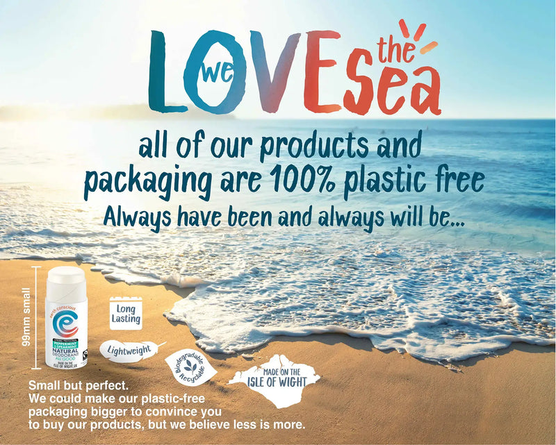 Earth Conscious Plastic Free Natural Deodorants - We Love The Sea