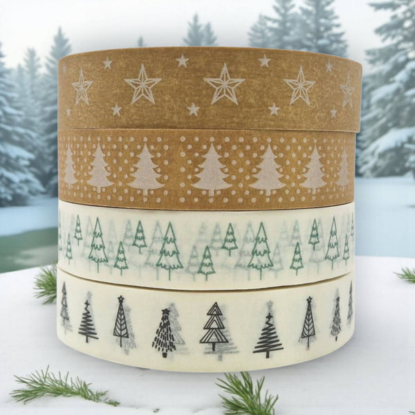 Christmas Paper Tape – Eco Friendly, Recyclable Wrapping Tape