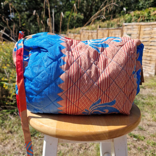 Recycled Sari Wash Bag | Fair Trade Handmade Toiletry Bag