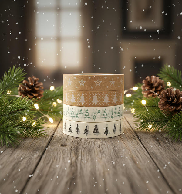 Christmas Paper Tape – Eco Friendly, Recyclable Wrapping Tape