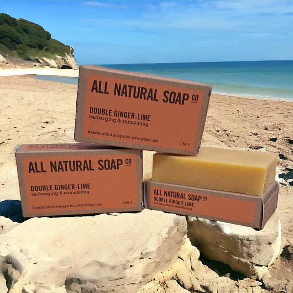 All Natural Soap Bars - Double Ginger & Lime