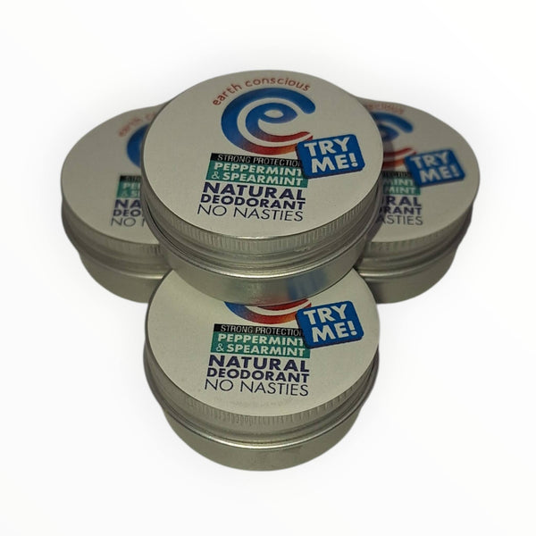 Mini Natural Deodorant Tin – 15g (Try Me Size)
