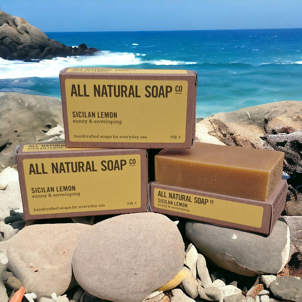 All Natural Soap Bars - Sicilian Lemon