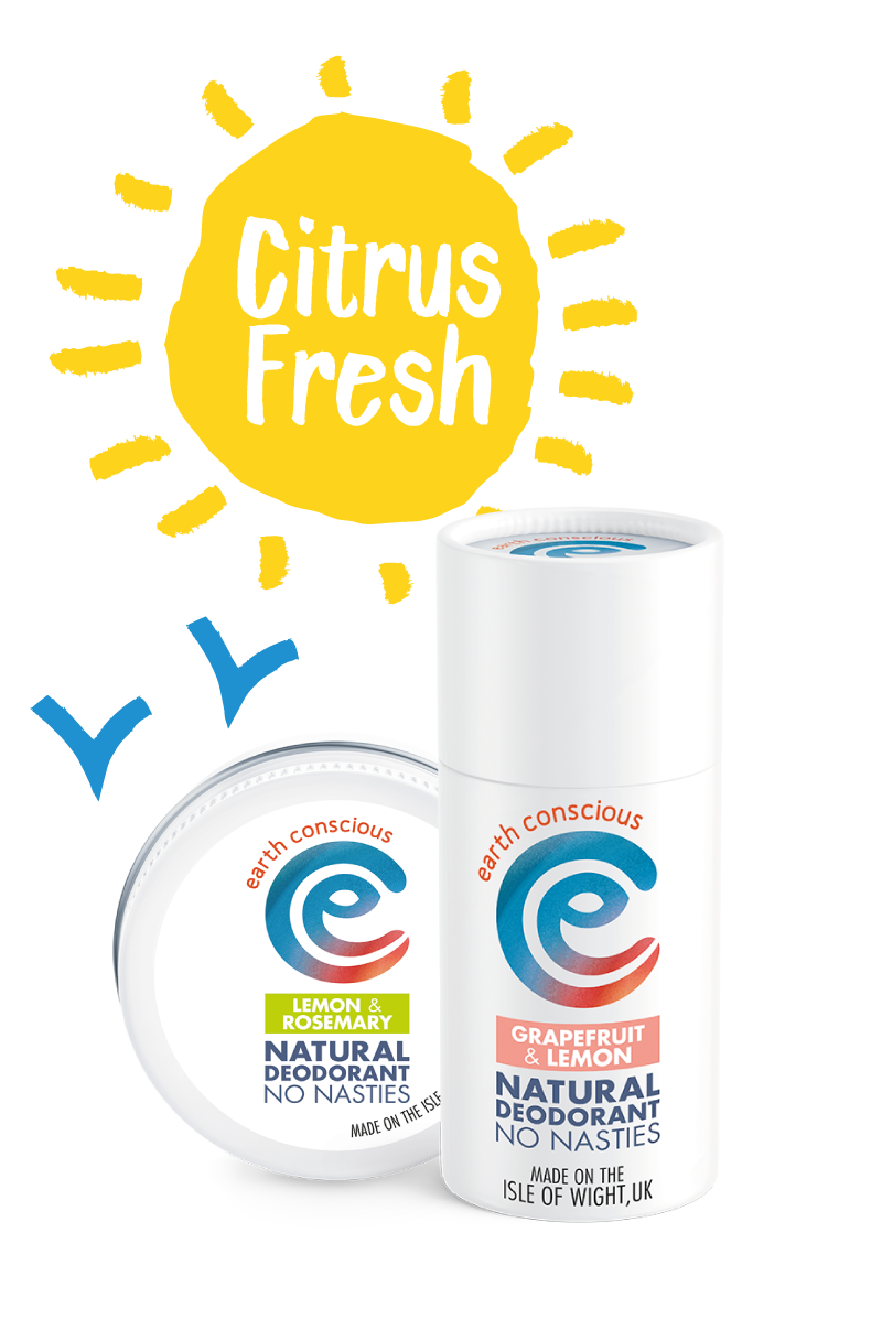 Earth Conscious Citrus Natural Deodorant Stick & Balm